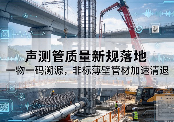 北票声测管质量新规落地，一物一码溯源，非标薄壁管材加速清退